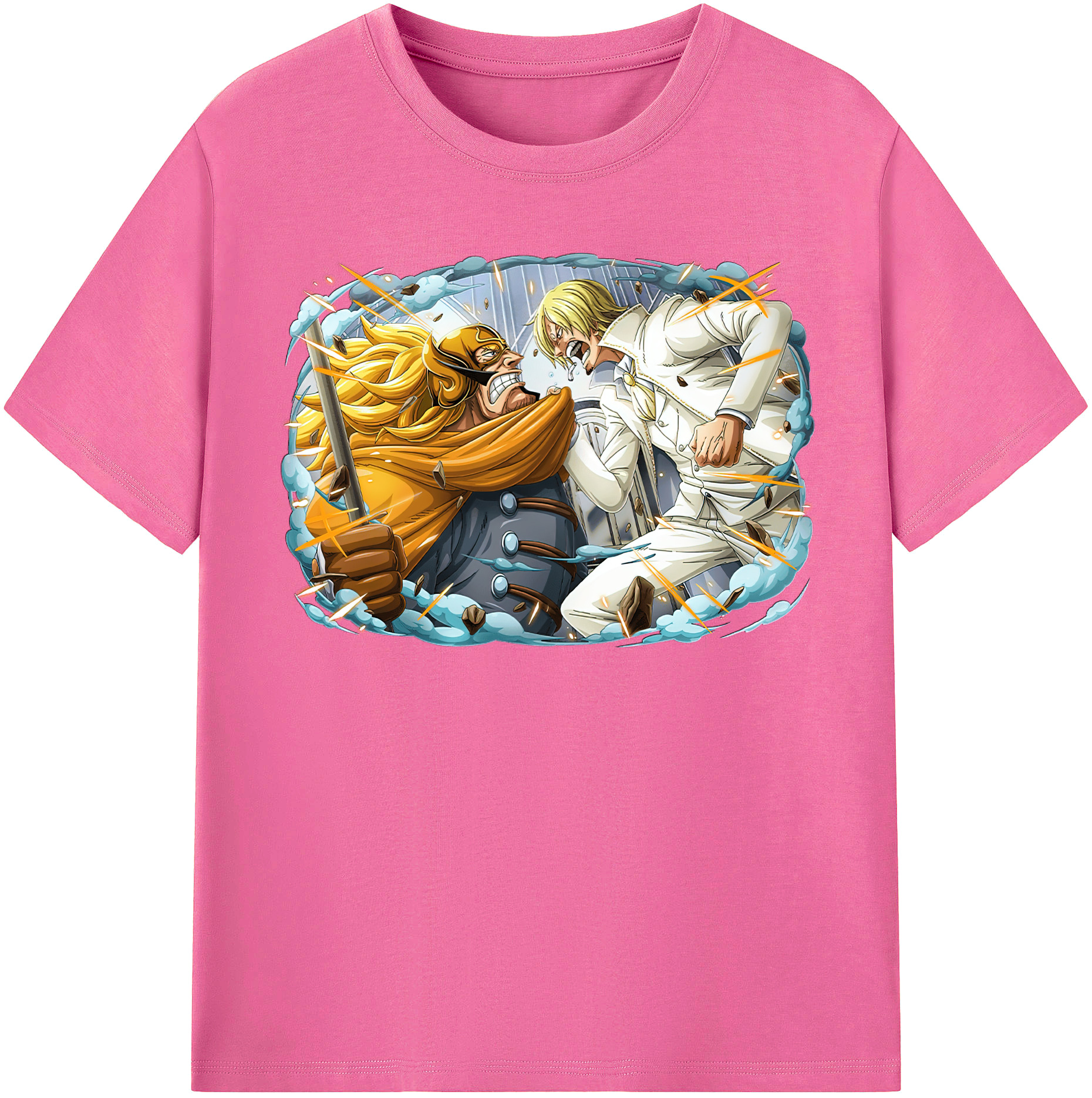 （画像用） ワンピース サンジ ONE PIECE Sanji レディースカジュアルプリントTシャツ（綿100％）